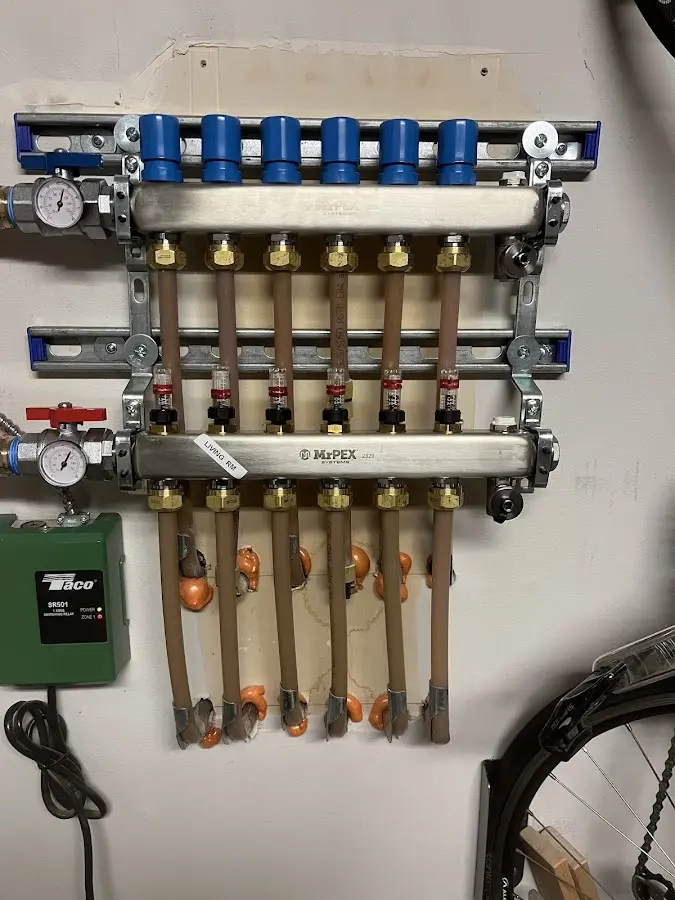 Plumber performing Leak Detection at a residential property in Mills